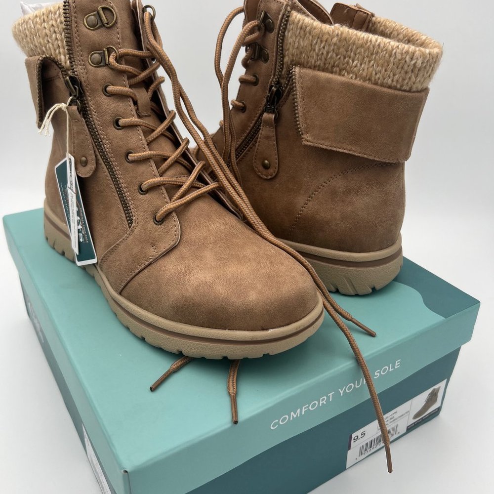 CLIFFS Natural/Fabric/Sweater Women's Shoes Hope City Hiker Boot